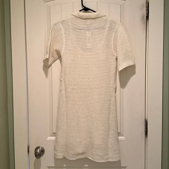 The Drop crochet dress with slip - Picture 6 of 7